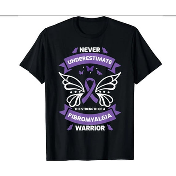 Velto Fibromyalgia Warrior Awareness Unisex T-Shirt All Size S-5XL