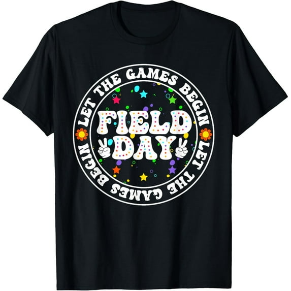 Velto Field Day Let The Games Begin Teachers Field Day T-Shirt All Size S-5XL