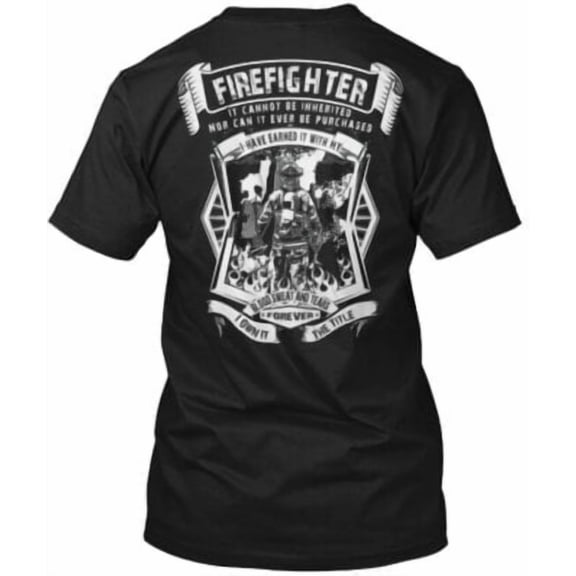 Velto Firefighter Forever T-Shirt Made in the USA All Size S-5XL