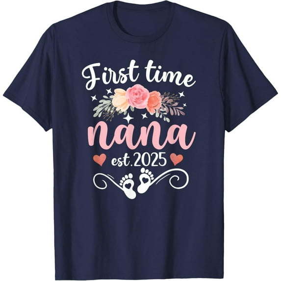 Velto First Time Nana Est. 2025 Promoted To Nana 2025 T-Shirt All Size S-5XL