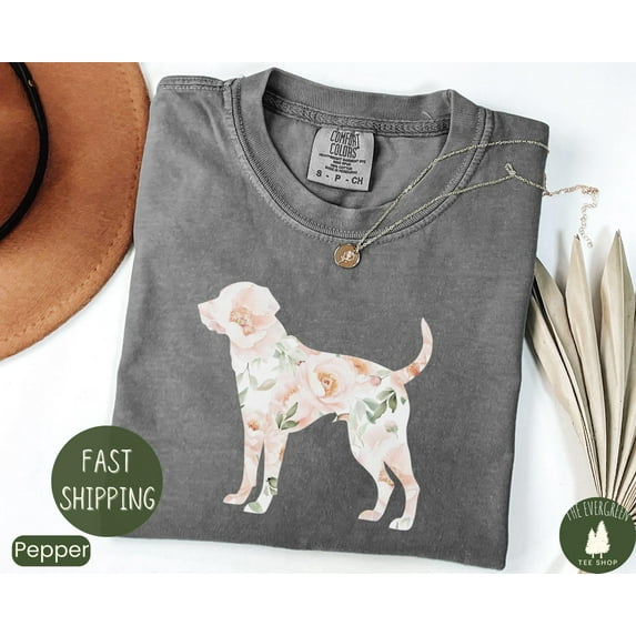 Velto Floral Labrador Retriever Dog Mom Cottagecore Boho Gift T-Shirt Graphic Fullsize S-5XL Shirt