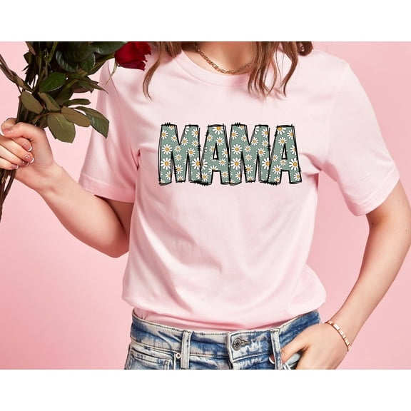 Velto Floral Mama Shirt, Wildflowers Mama Shirt, Retro Mom TShirt, Mother's Day Gift, Flower Shirts for Women, Floral New Mom Gift All Size S-5XL