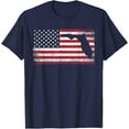 thumbnail image 1 of Velto Florida 4th of July American Flag USA America Patriotic T-Shirt All Size S-5XL, 1 of 5