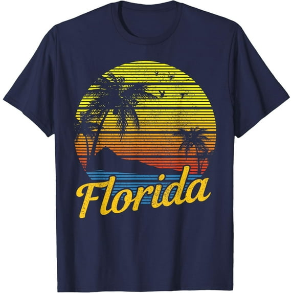 Velto Florida Vintage Surfer USA America Souvenir Gift T-Shirt All Size S-5XL