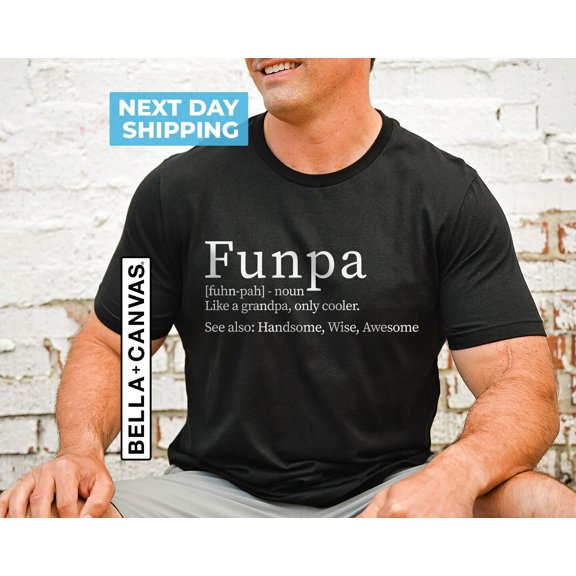 Velto Funpa Shirt, Grandpa Shirt, Grandpa T-shirt, Father's Day Shirt, Grandfather Tshirt, New Grandpa Gift, Grandfather Gift All Size S-5XL