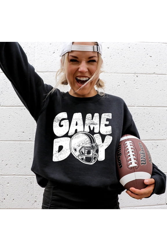 Game Day Football Tailgate Sports Team Sweatshirt, Full size S-5XL