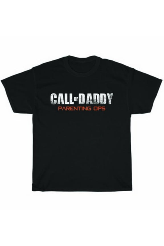 Gamer Dad Call of Daddy Parenting Ops Father's Day T-Shirt Mens Tee Gift All Size S-5XL