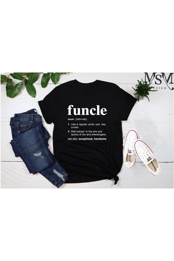 Gift For Uncle, Funcle Definition Shirt, Uncle Tee, Family Shirt, New Uncle, Uncle To Be Shirt, Favorite Uncle, Like a Dad Only Cooler All Size S-5XL