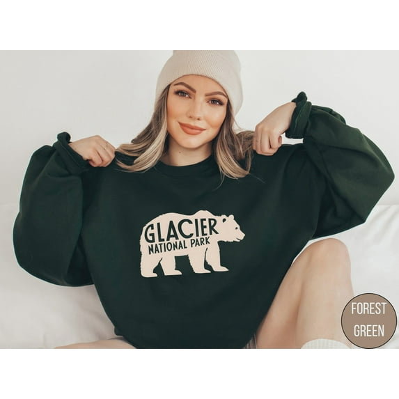 Velto Glacier National Park Sweatshirt, Vintage Montana Sweatshirt, Glacier National Park gifts Glacier Souvenir Hikingshirt Camping Trip sweater All Size S-5XL