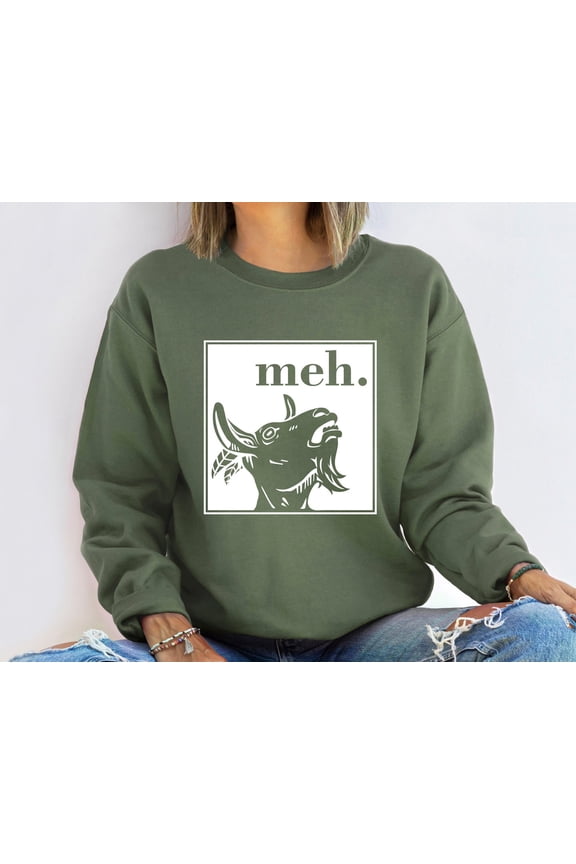 Goat Shirt, Happy Holiday Sweatshirt, Gift For Goat Lover, Happy Happy Holiday, Farm Life, Meh Goat, Farm Animal Shirt, The Goat Whisperer All Size S-3XL