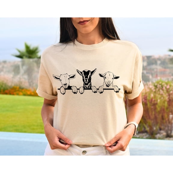Velto Goats Shirts, Cute Goats Shirt, Goat Shirt, Farm Animal Shirt, Goat Lover Shirt, Goat Shirt Gift, Goat Women Shirt, Gift for Her All Size S-5XL