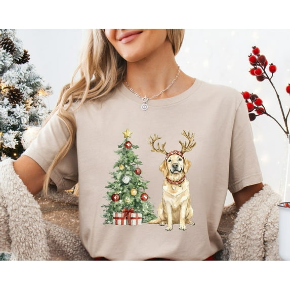Velto Golden Retriever Happy Holiday Shirt,Dog Happy Holiday T-Shirt,Golden Retriever Mom Shirt,Dog Mom Gift,Golden Retriever Shirt,Golden Retriever Gifts All Size S-5XL