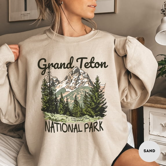 Velto Grand Teton National Park Wyoming Vacation Adventure Travel Sweatshirt Full size S-5XL