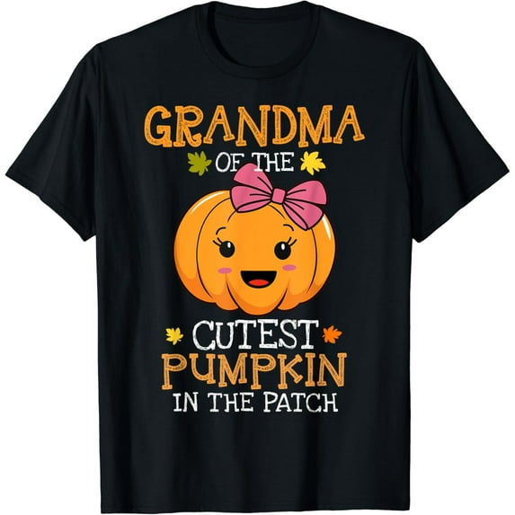 Velto Grandma Of The Cutest Pumpkin In The Patch Womens T-Shirt All Size S-5XL