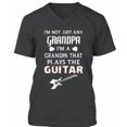thumbnail image 1 of Velto Grandpa Guitar T-Shirt Made in the USA All Size S-5XL, 1 of 5