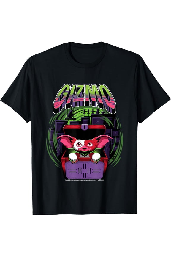 Gremlins Design Gizmo Box Art T-Shirt All Size S-5XL