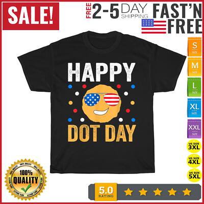 Velto Happy Dot Day Colorful Polka Dot Vintage T Shirt Men Fashion 2023 Women T Shirt All Size S-5XL