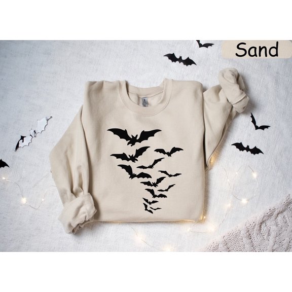 Velto Happy Holiday Bat Sweatshirt, Happy Holiday Crewneck Sweater, Spooky Season, Happy Holiday Party, Happy Holiday Tee, Scary Happy Holiday Shirt, Bat Tshirt All Size S-3XL