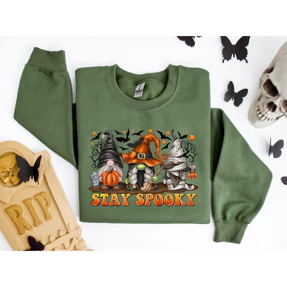 Velto Happy Holiday Gnomes Stay Spooky Shirt, Gnome Sweatshirt, Happy Holiday Gnomes T-Shirt, Happy Holiday Shirt, Happy Holiday Gnome Tee, Happy Holiday tshirt All Size S-3XL
