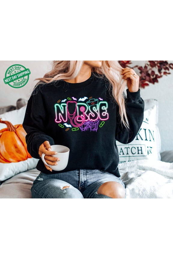 Happy Holiday Nurse Sweatshirt,Spooky Nurse Sweater,School Nurse Sweater,Nurse Life ,Nurse ,Nursing Student,Happy Holiday Gift For Nurse All Size S-5XL
