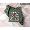 thumbnail image 1 of Velto Happy Holiday Skeleton Sweatshirt, Happy Holiday Coffee Shirt, Coffee Lover Gift, Happy Holiday Crewneck, Holiday Sweater, New Year Shirt, Xmas Tshirt All Size S-3XL, 1 of 5
