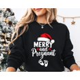 thumbnail image 1 of Velto Happy Holiday Sweatshirt, Merry and Sweater, Announcement Sweater, Maternity Happy Holiday , Happy Holiday Reveal All Size S-5XL, 1 of 5