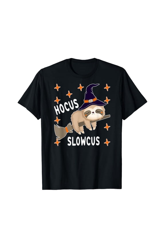 Hocus Slowcus Cute Sloth 2020 Costume Gift T-Shirt All Size S-5XL