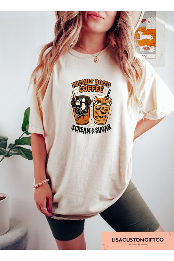 Holiday Fresh Brew Coffee T-Shirt Retro Graphic Tee for Caffeine Lovers and Festive Mornings, Full Size S-5XL