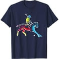 thumbnail image 1 of Velto Horse Polo Player - Colorful Polo Sports Horseback Riding T-Shirt All Size S-5XL, 1 of 5