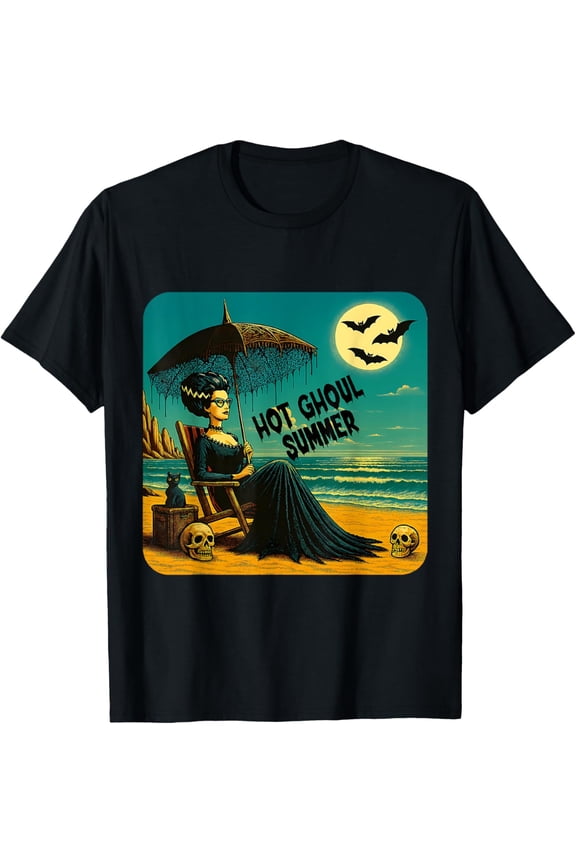 Hot Ghoul Summer Gothic Spooky Beach Women Girl T-Shirt All Size S-5XL