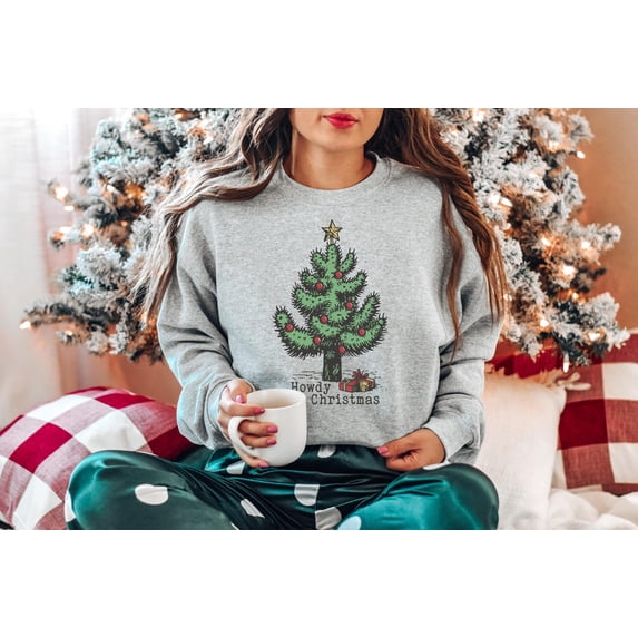 Velto Howdy Happy Holiday Sweater, Howdy Country Happy Holiday Shirt, Cowgirl Happy Holiday Sweatshirt, Western Happy Holiday Shirt, Happy Holiday Crewneck, Xmas Tees All Size S-5XL