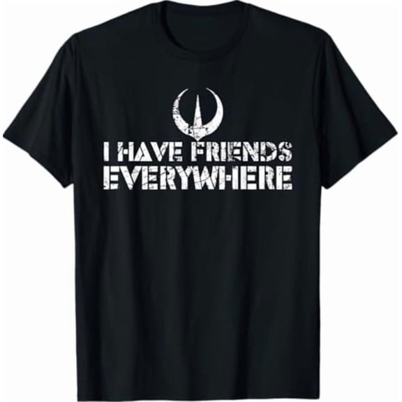 Velto I Have Friends Everywhere Womens Mens T-Shirt Fullsize S-5XL Shirt