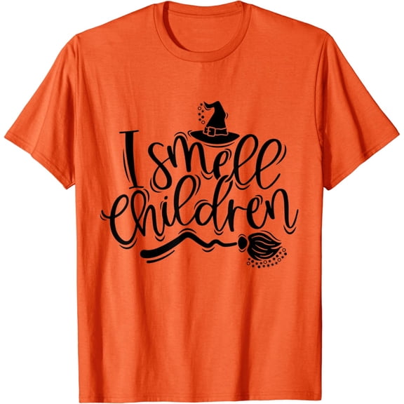 Velto I Smell Children Witch Orange Party Costume T-Shirt All Size S-5XL