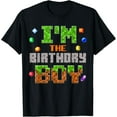 thumbnail image 1 of Velto I'm The Birthday Boy Video Game Pixel Number T-Shirt All Size S-5XL, 1 of 5