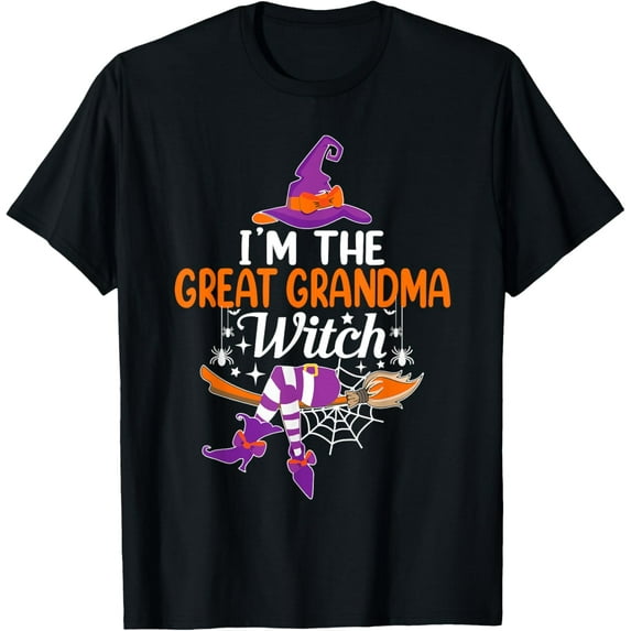 Velto I'm The Great Grandma Witch Family Matching T-Shirt All Size S-5XL