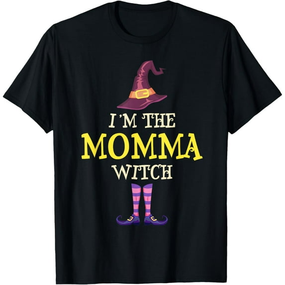 Velto I'm The Momma Witch Costume Witchy T-Shirt All Size S-5XL