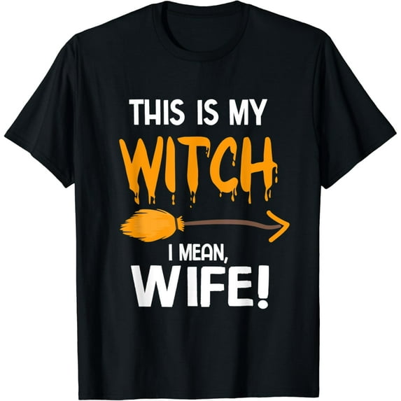 Velto I´m With The Witch | Couples Costume T-Shirt All Size S-5XL
