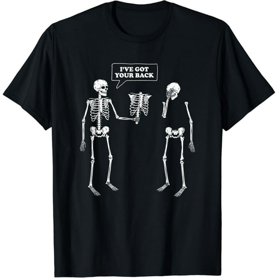 Velto I've Got Your Back | Skeleton Pun T-Shirt All Size S-5XL