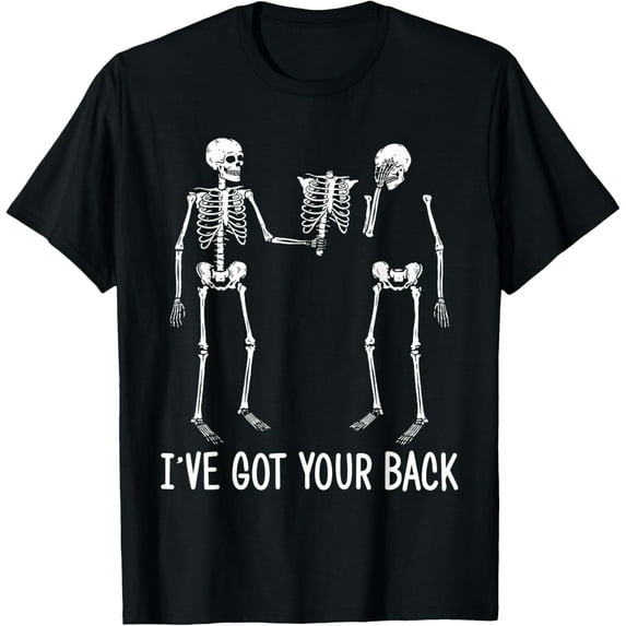 Velto I've Got Your Back Vintage Skeleton T-Shirt All Size S-5XL