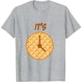 thumbnail image 1 of Velto It Is Waffle Time! Tasty Retro Syrup Breakfast T-Shirt All Size S-5XL, 1 of 5