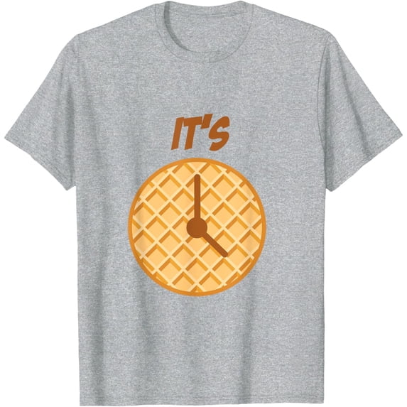 Velto It Is Waffle Time! Tasty Retro Syrup Breakfast T-Shirt All Size S-5XL