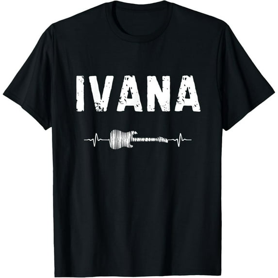 Velto Ivana Guitar Heartbeat Music Guitarist Retro Vintage T-Shirt All Size S-5XL