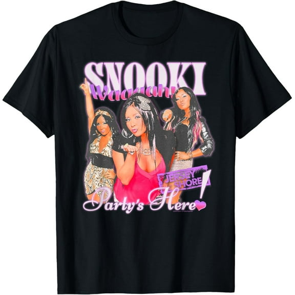 Velto Jersey Shore Party's Here Snooki Vintage Reality TV Show T-Shirt All Size S-5XL