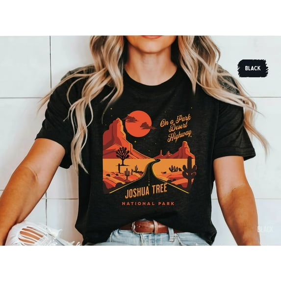 Velto Joshua Tree National Park Shirt, Vintage California T Shirt, Joshua Tree National Park gifts, HikingShirt, Camping Trip, Desert Highhay All Size S-5XL