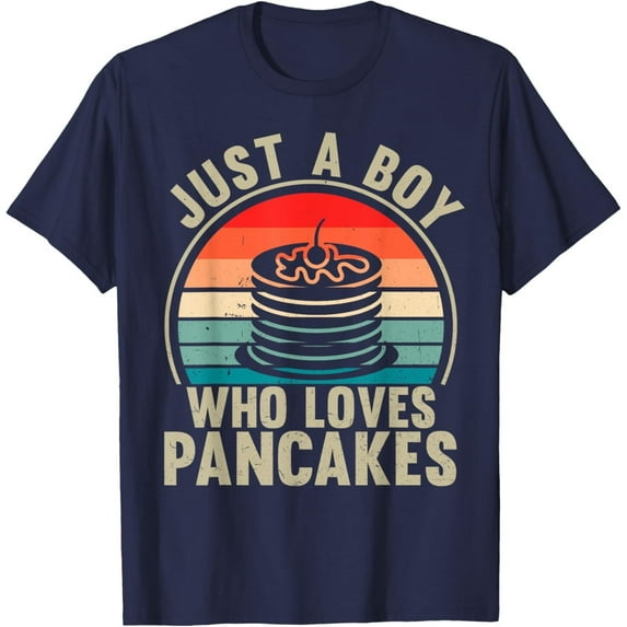 Velto Just A Boy Who Pancake Lovers T-Shirt All Size S-5XL