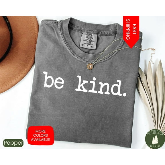 Velto Be Kind T-shirt, Teacher Appreciation Graphic Apparel, Choose Kindness Back to School Outfit, Positive Message Elementary Educator Clothing, Full Size S-5XL