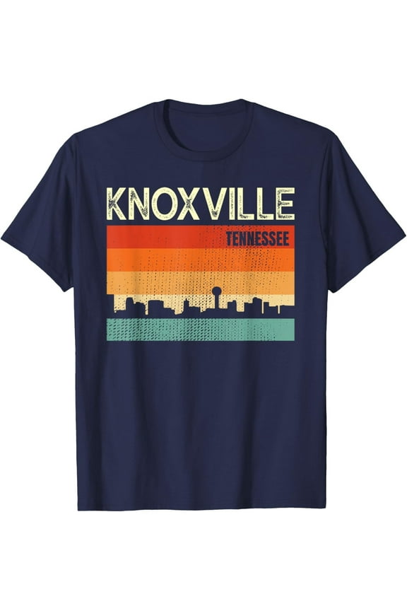 Knoxville Tennessee Town Skyline T-Shirt All Size S-5XL