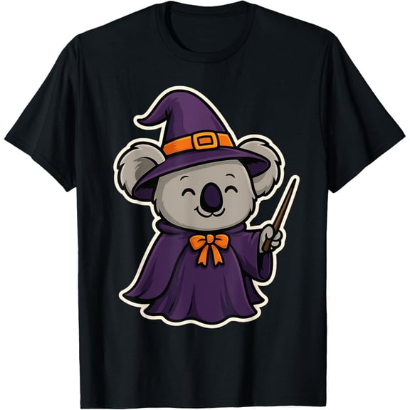Velto Koala in Witch Costume for Boys Girls T-Shirt All Size S-5XL