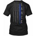 thumbnail image 1 of Velto Lance Family Thin Blue Line Flag T-Shirt Made in the USA All Size S-5XL, 1 of 5