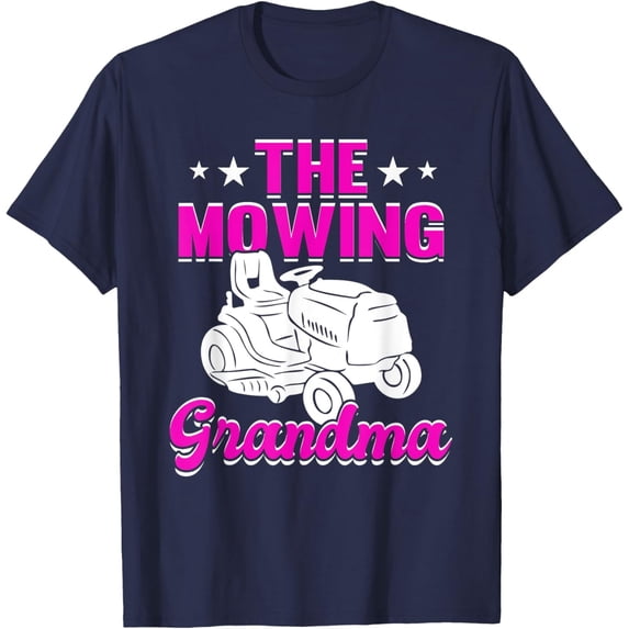 Velto Lawn Mower Grandma Mowing Grandmother Gardener Gardening T-Shirt All Size S-5XL